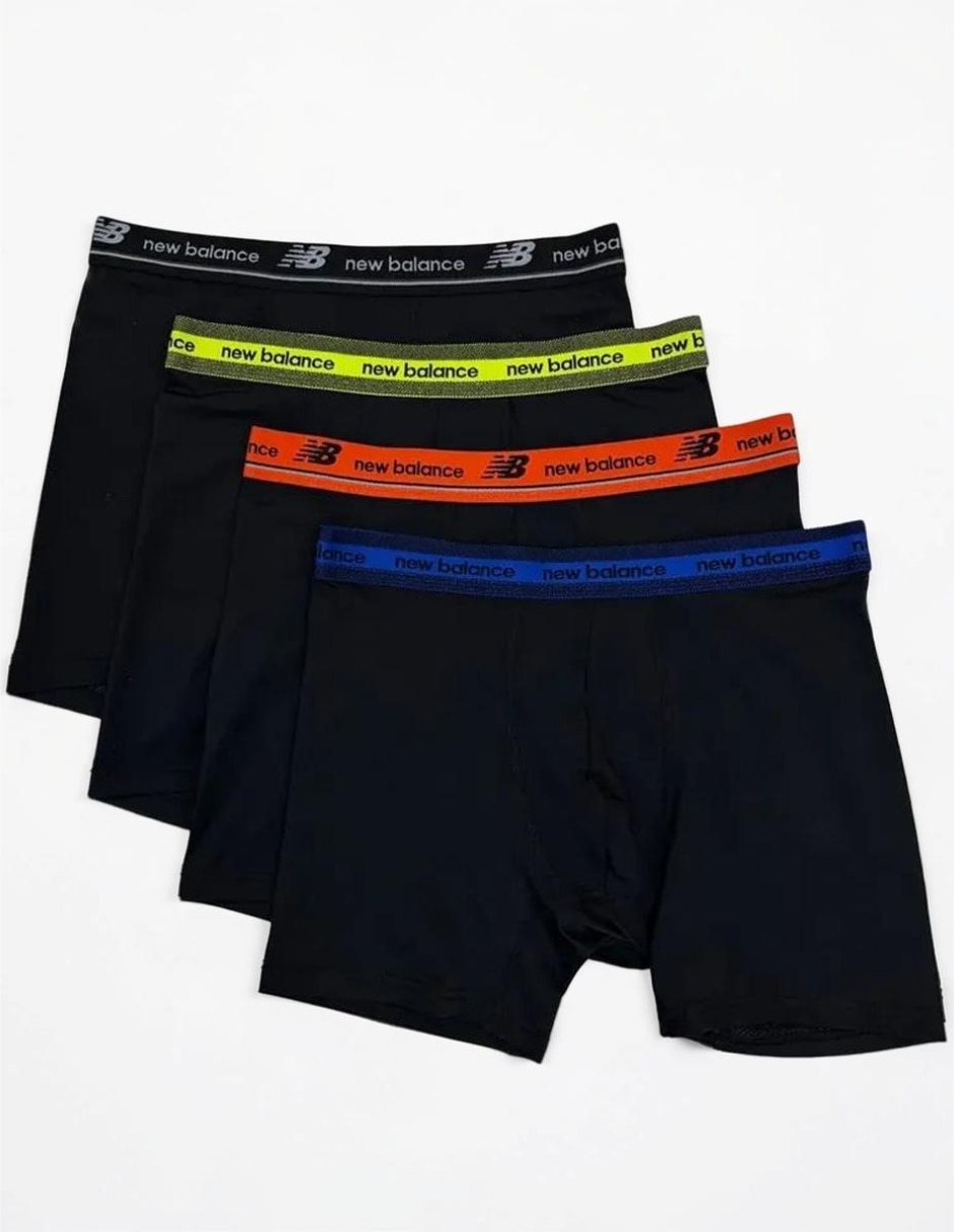 Bóxer brief new balance mesh para hombre 4 piezas