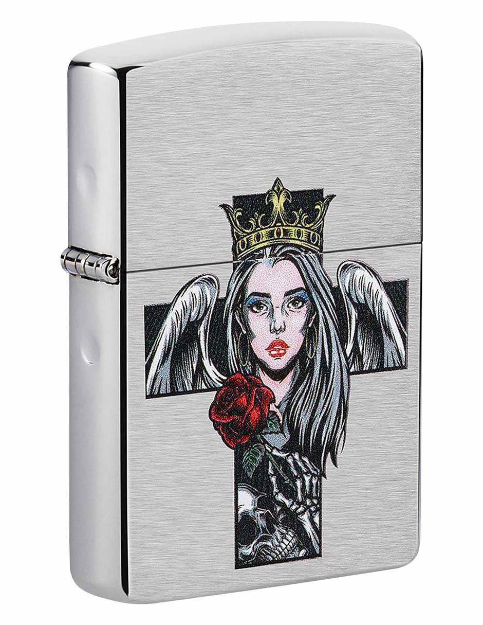 Encendedor Zippo Cruz con Angel