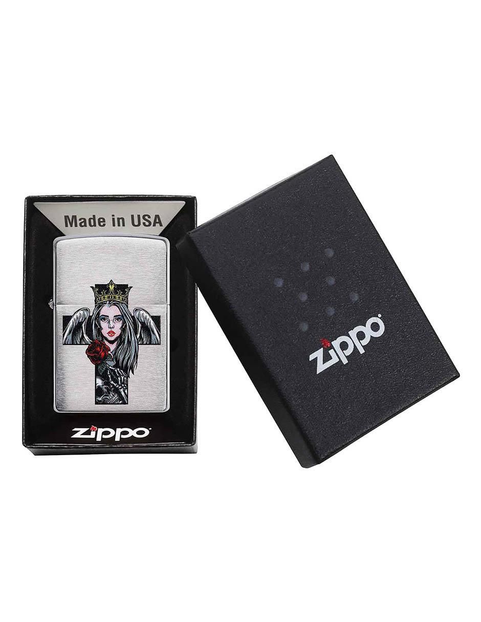 Encendedor Zippo Cruz con Angel