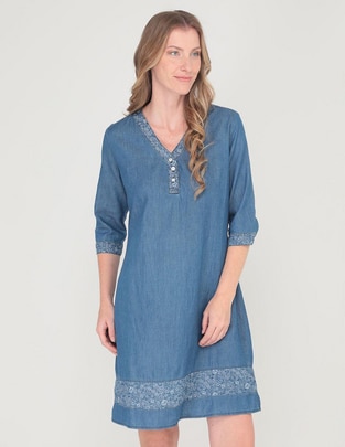 Vestido a la rodilla casual para mujer Vestido a la rodilla casual para mujer