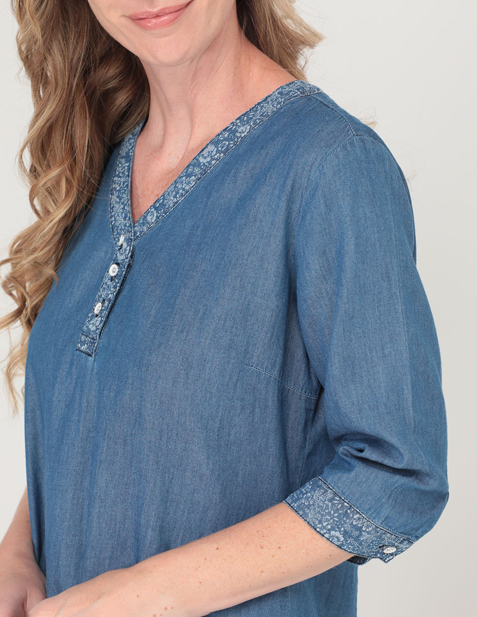 Vestido a la rodilla casual para mujer