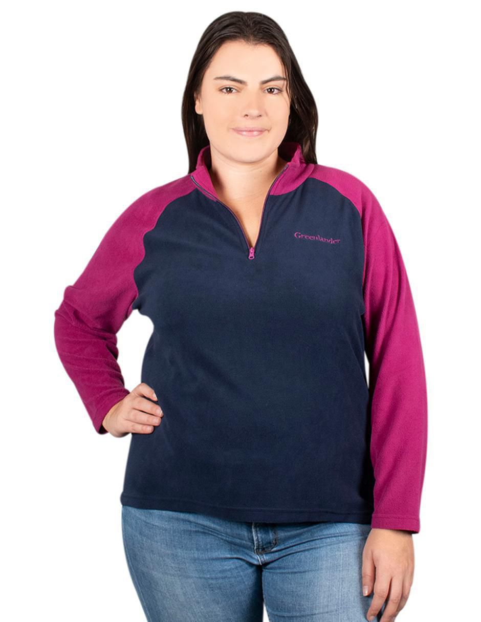 Sudadera con cuello a contraste para mujer Sudadera con cuello a contraste para mujer