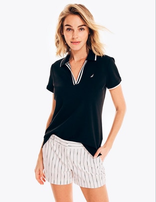 Playera tipo polo Nautica para mujer