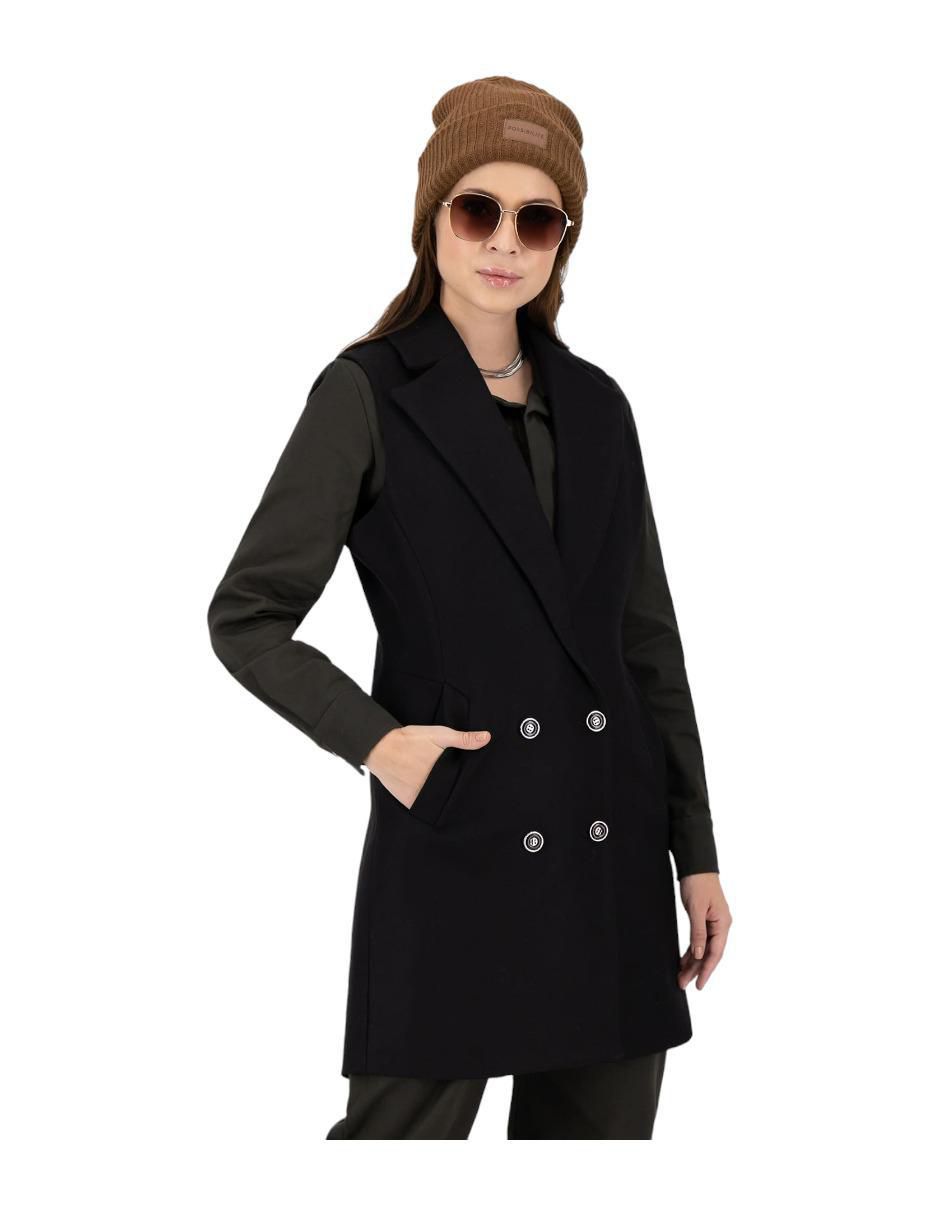 Abrigo de lana cruzado para mujer Abrigo de lana cruzado para mujer