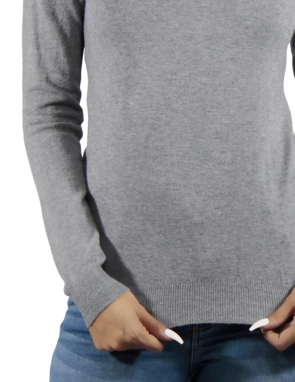 Suéter cuello v para mujer 3