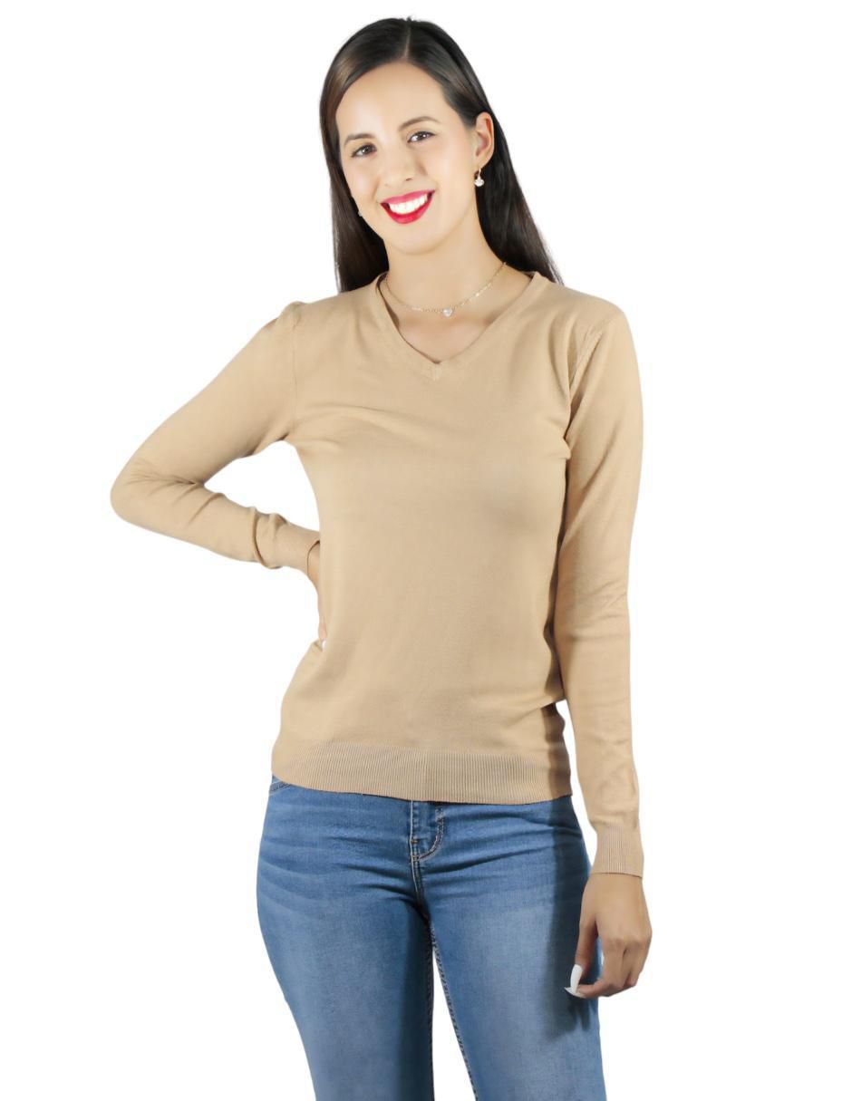 Suéter cuello v para mujer Suéter cuello v para mujer