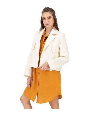 Abrigo de lana cruzado para mujer Abrigo de lana cruzado para mujer