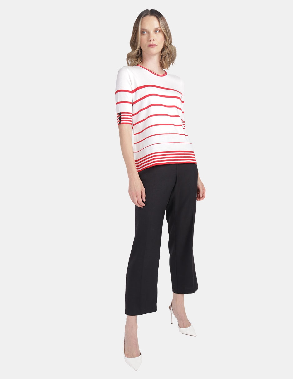 Pantalón de vestir straight para mujer 4