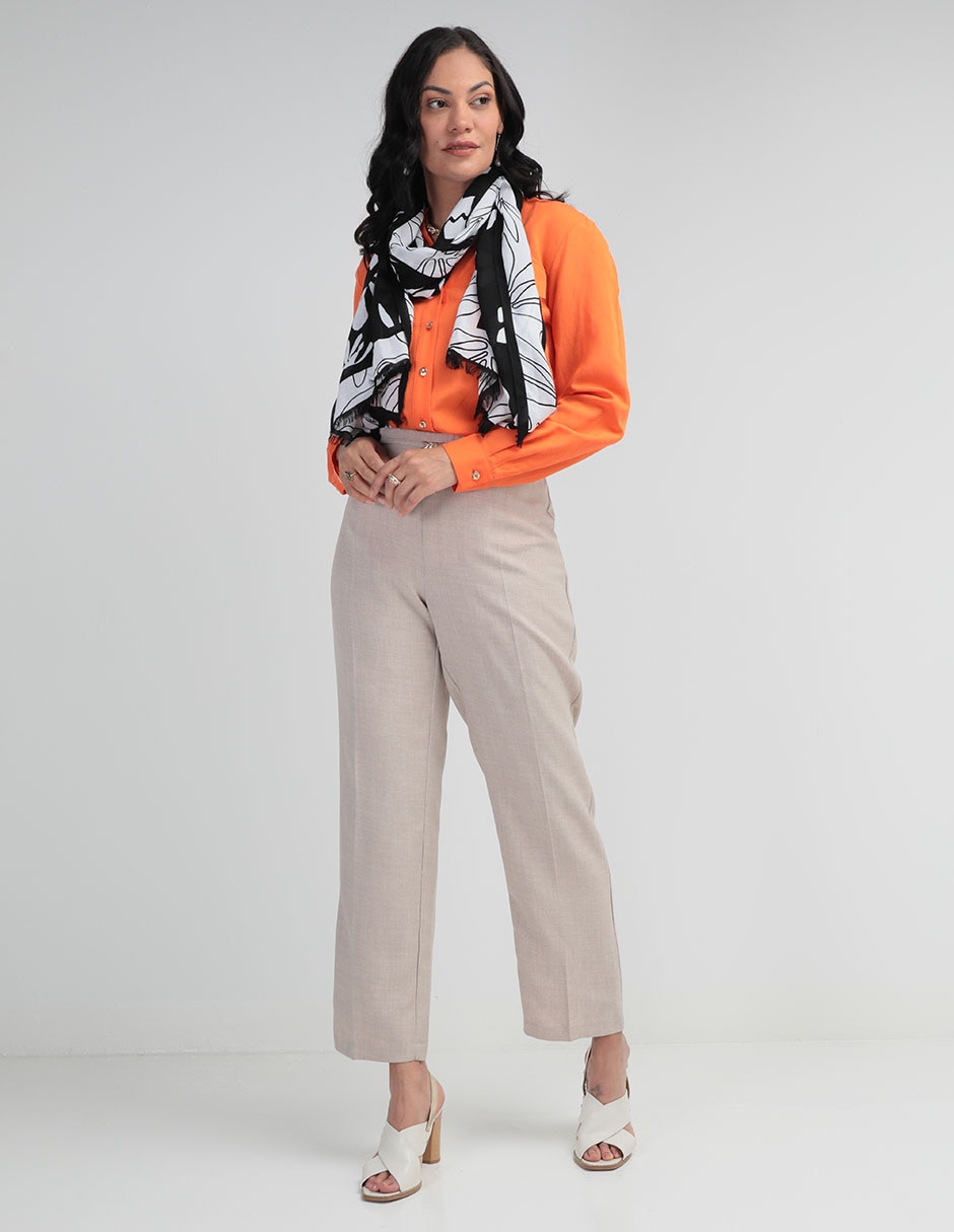 Pantalón de vestir straight para mujer 3