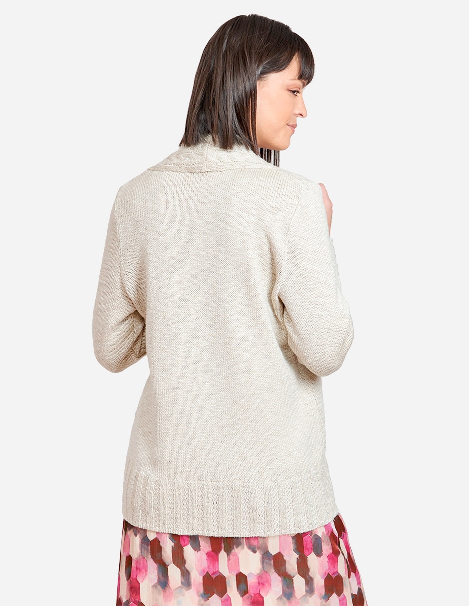 Suéter cuello simulado para mujer