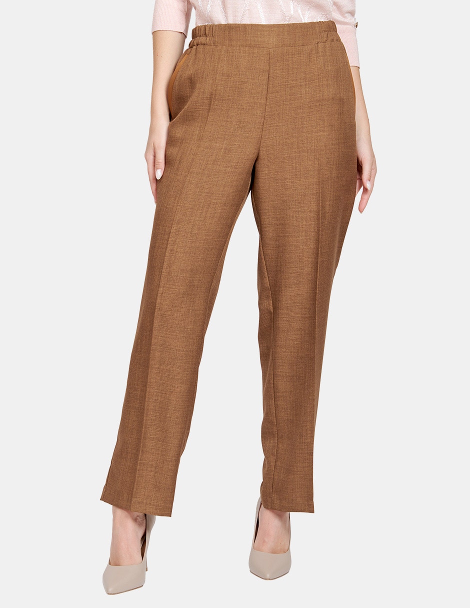 Pantalón de vestir straight para mujer