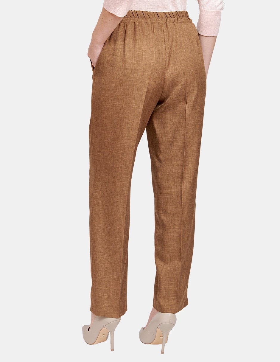 Pantalón de vestir straight para mujer
