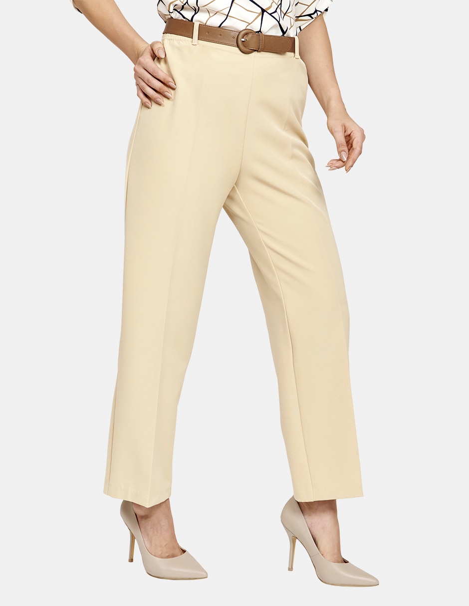 Pantalón de vestir straight para mujer