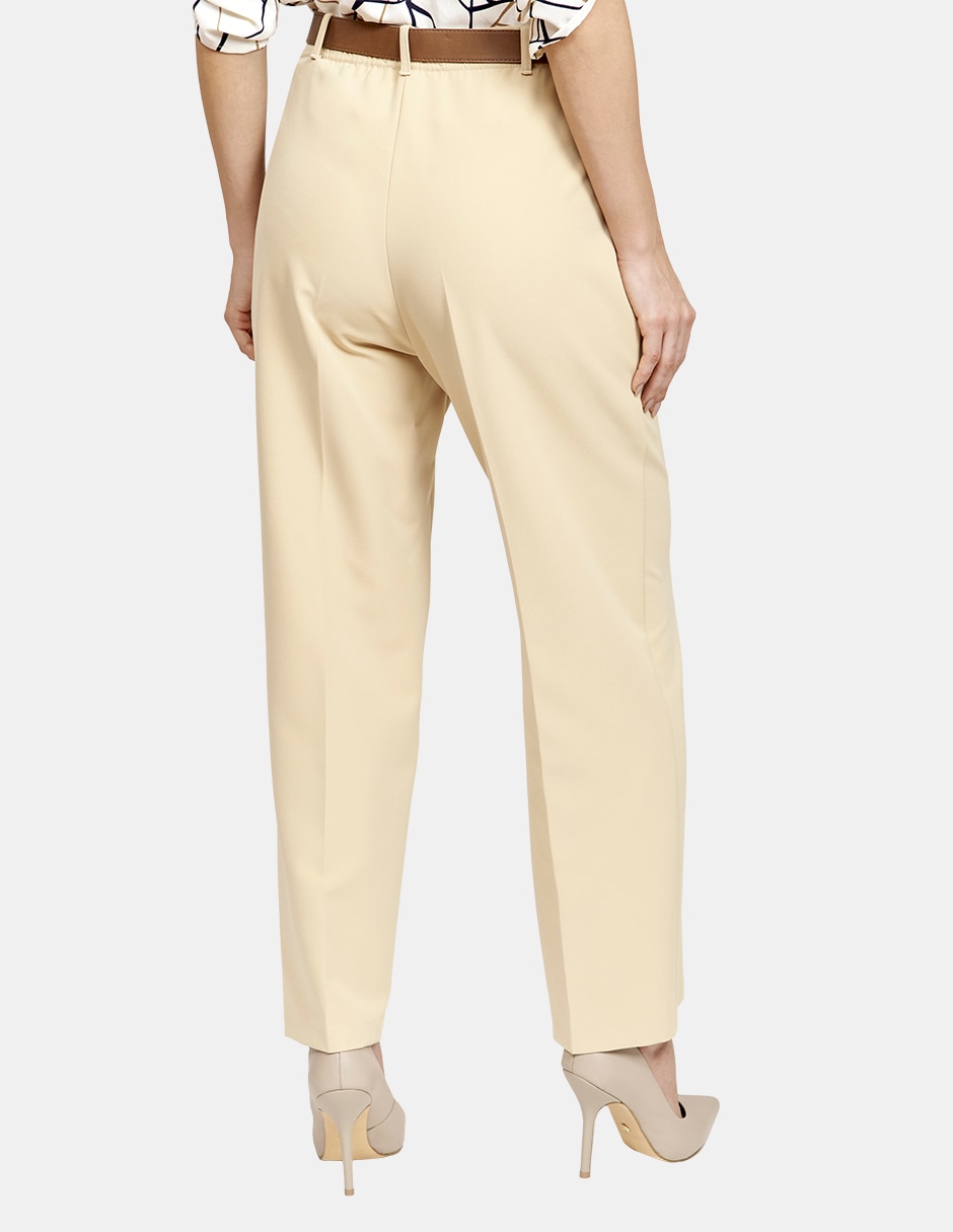 Pantalón de vestir straight para mujer