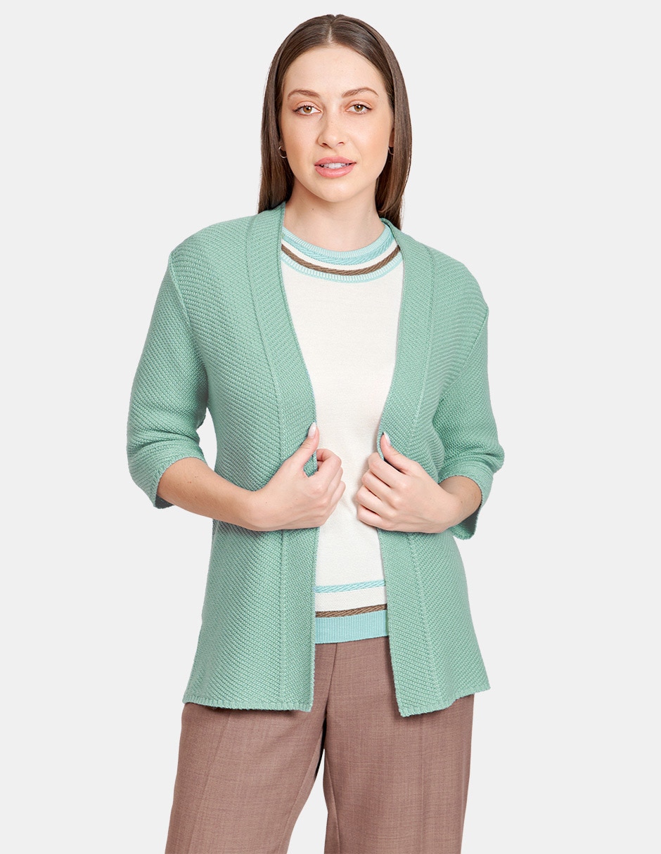 Suéter cuello simulado para mujer