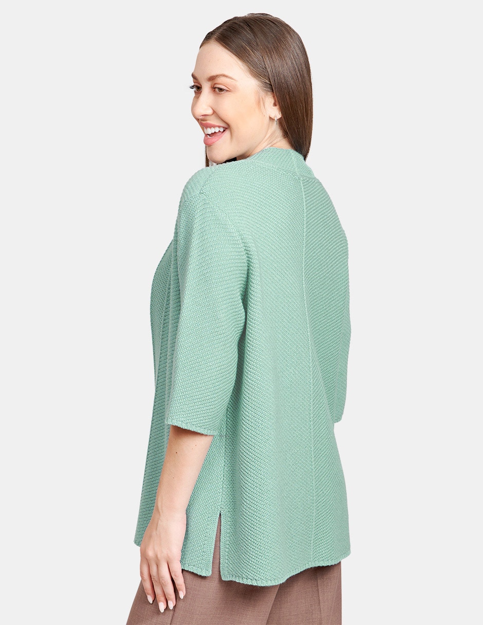 Suéter cuello simulado para mujer