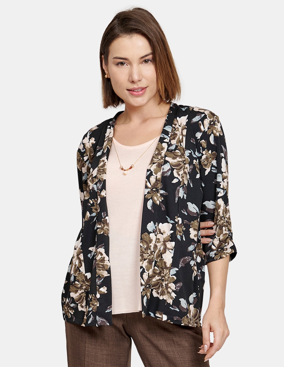 Blusa manga 3/4 para mujer