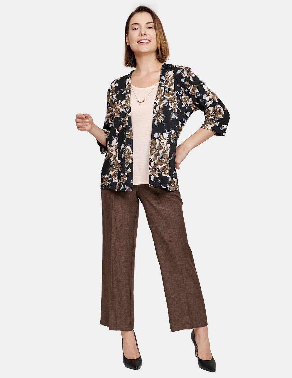 Blusa manga 3/4 para mujer