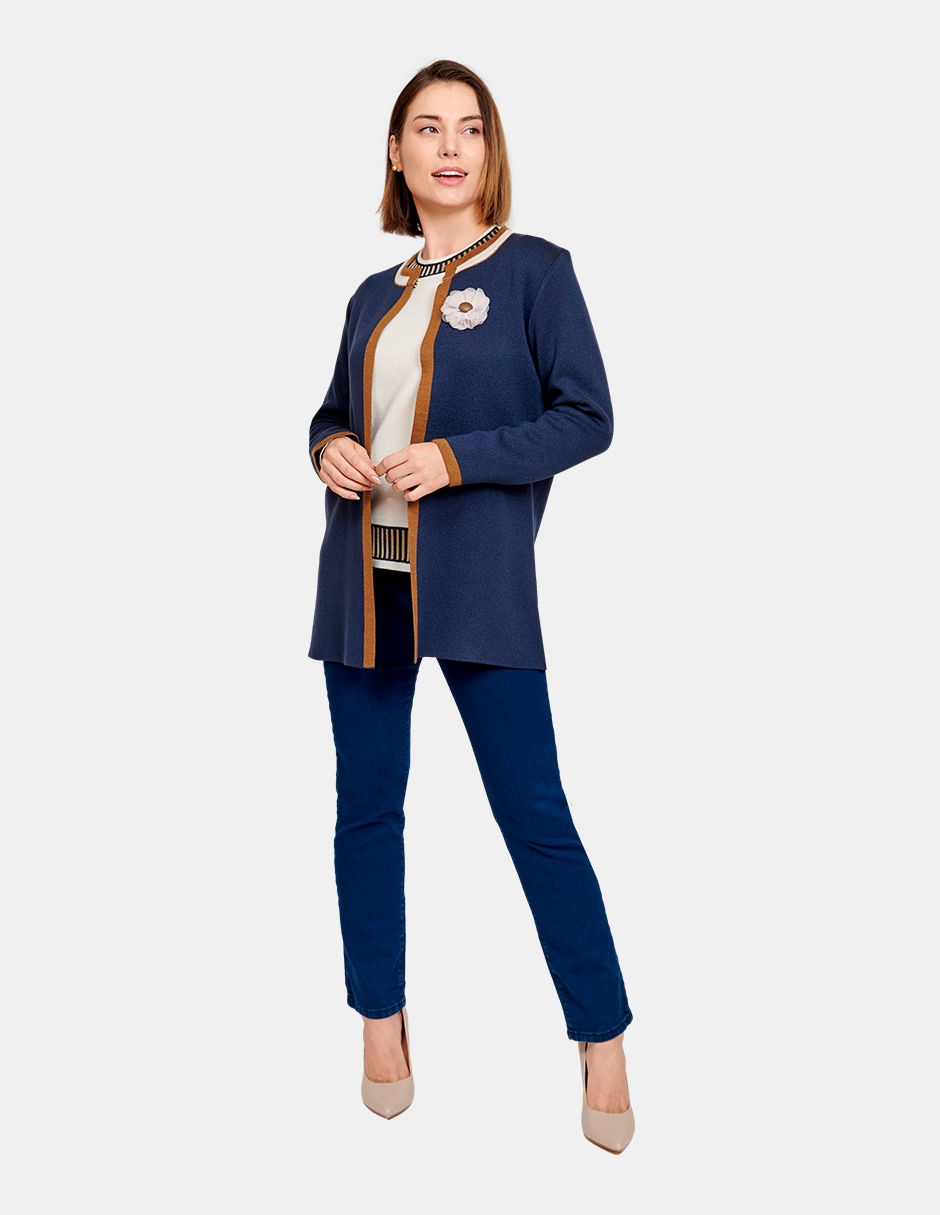 Suéter cuello redondo para mujer