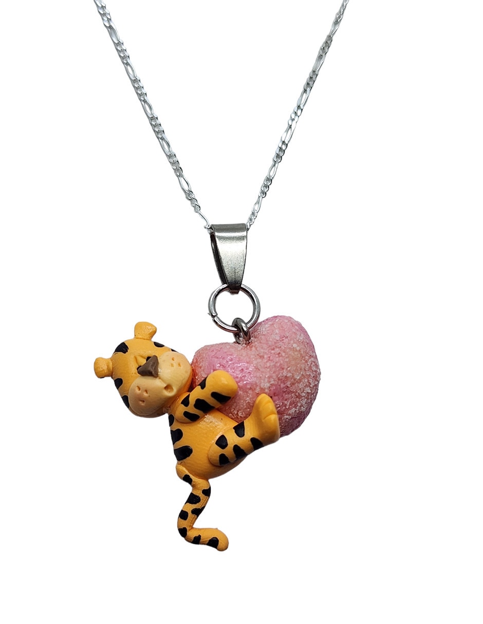 Collar Animalitos Corazón de plata P 925 Collar Animalitos Corazón de plata P 925