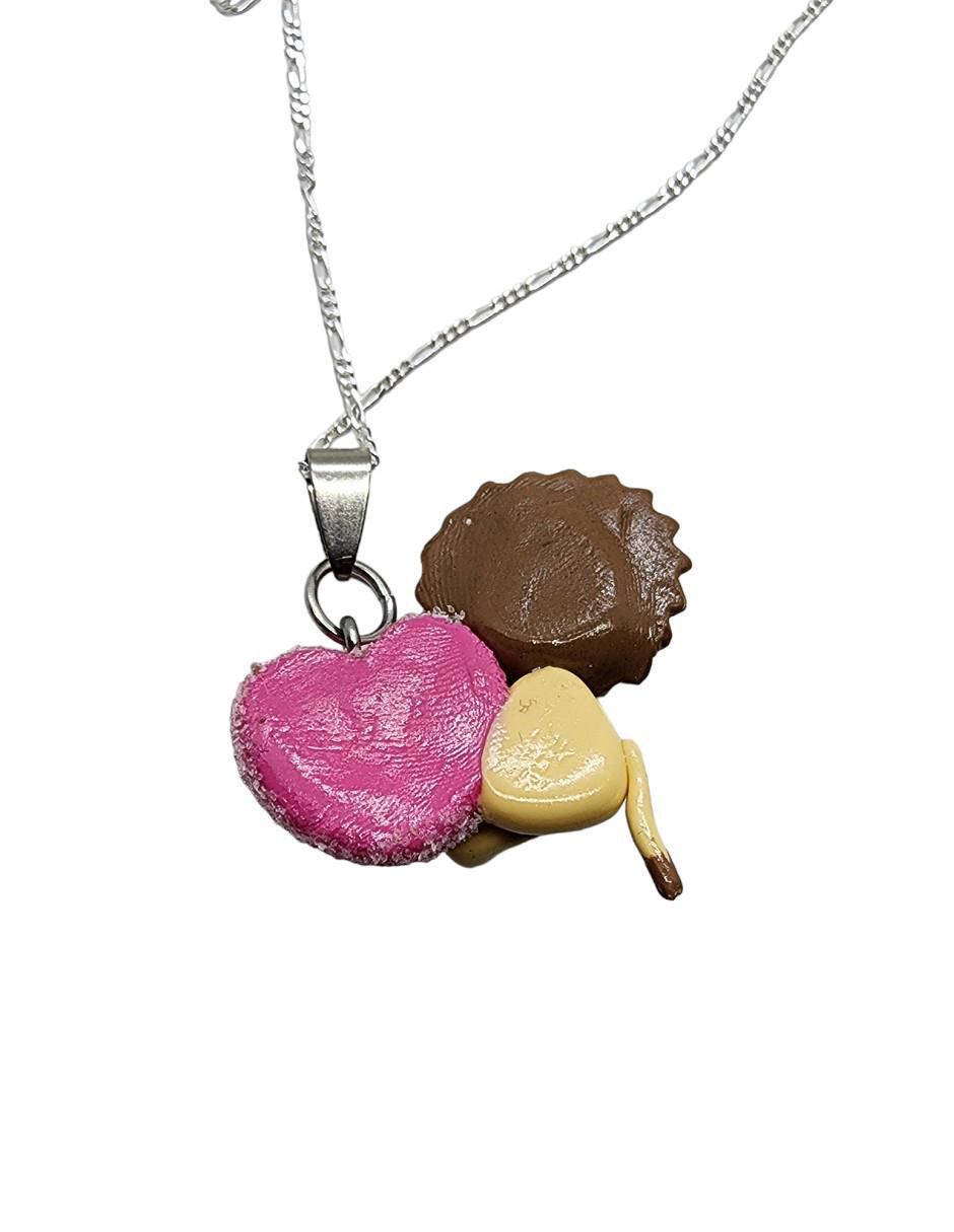 Collar de corazón de plata P 925