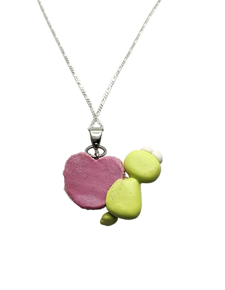 Collar de corazón de plata P 925