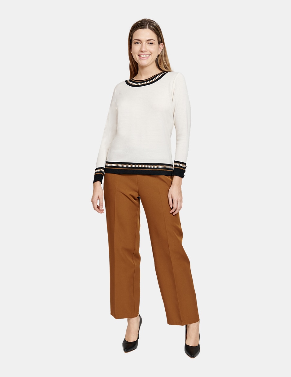 Blusa manga larga para mujer