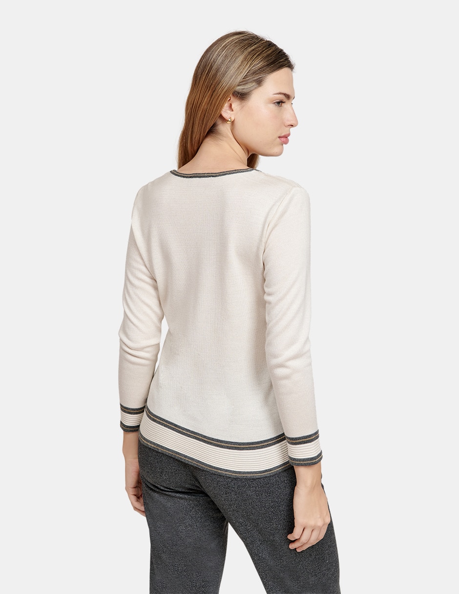 Blusa manga larga para mujer
