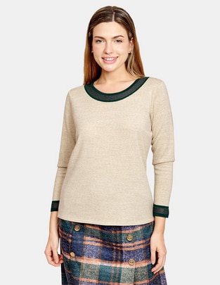 Blusa manga larga para mujer