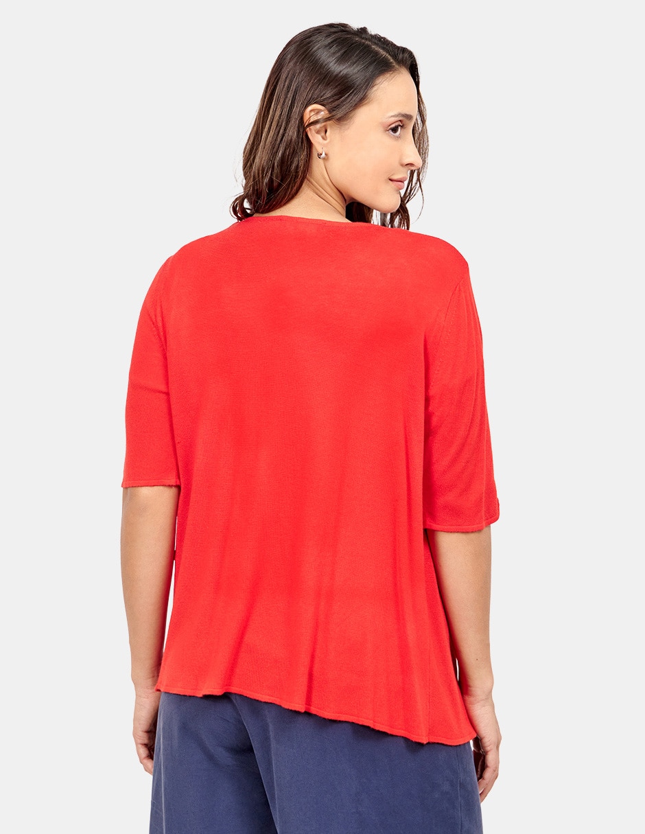 Suéter cuello simulado para mujer