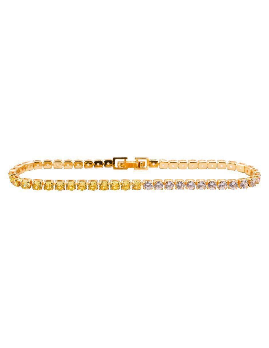 Pulsera de baño de oro 18 K Real