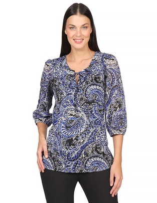 Blusa manga 3/4 para mujer