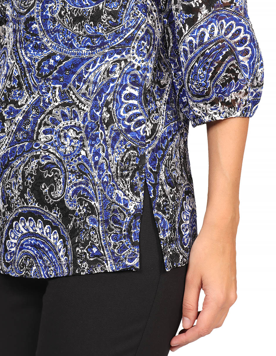 Blusa manga 3/4 para mujer