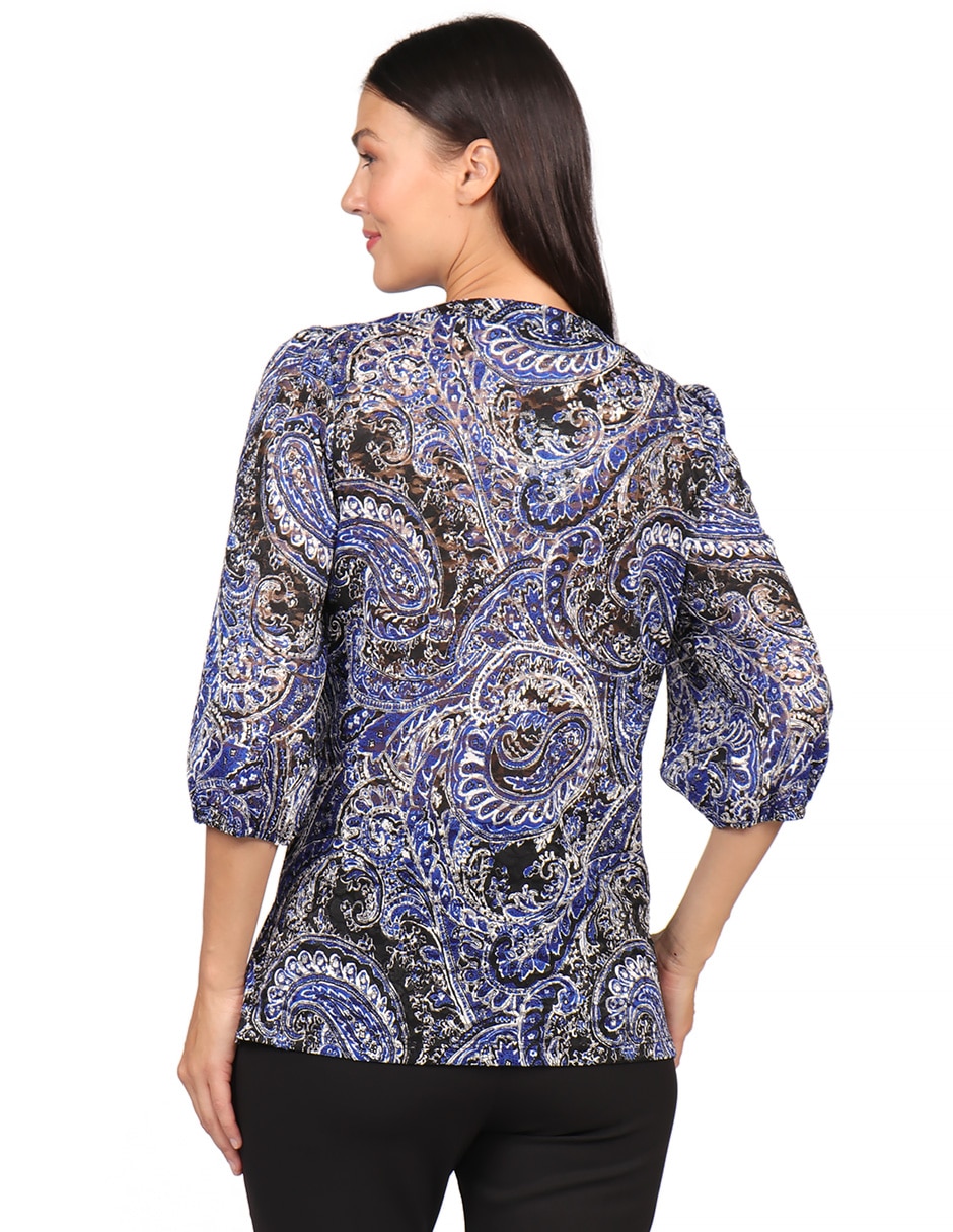Blusa manga 3/4 para mujer 6