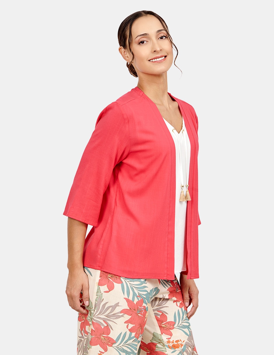 Blusa manga 3/4 para mujer