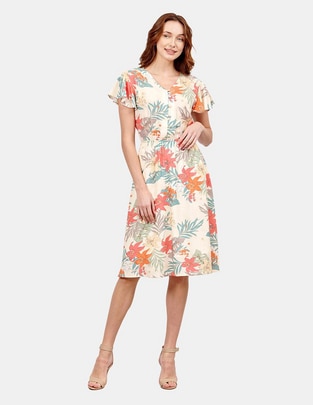 Vestido 3/4 casual para mujer