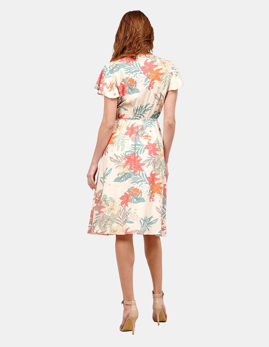 Vestido 3/4 casual para mujer
