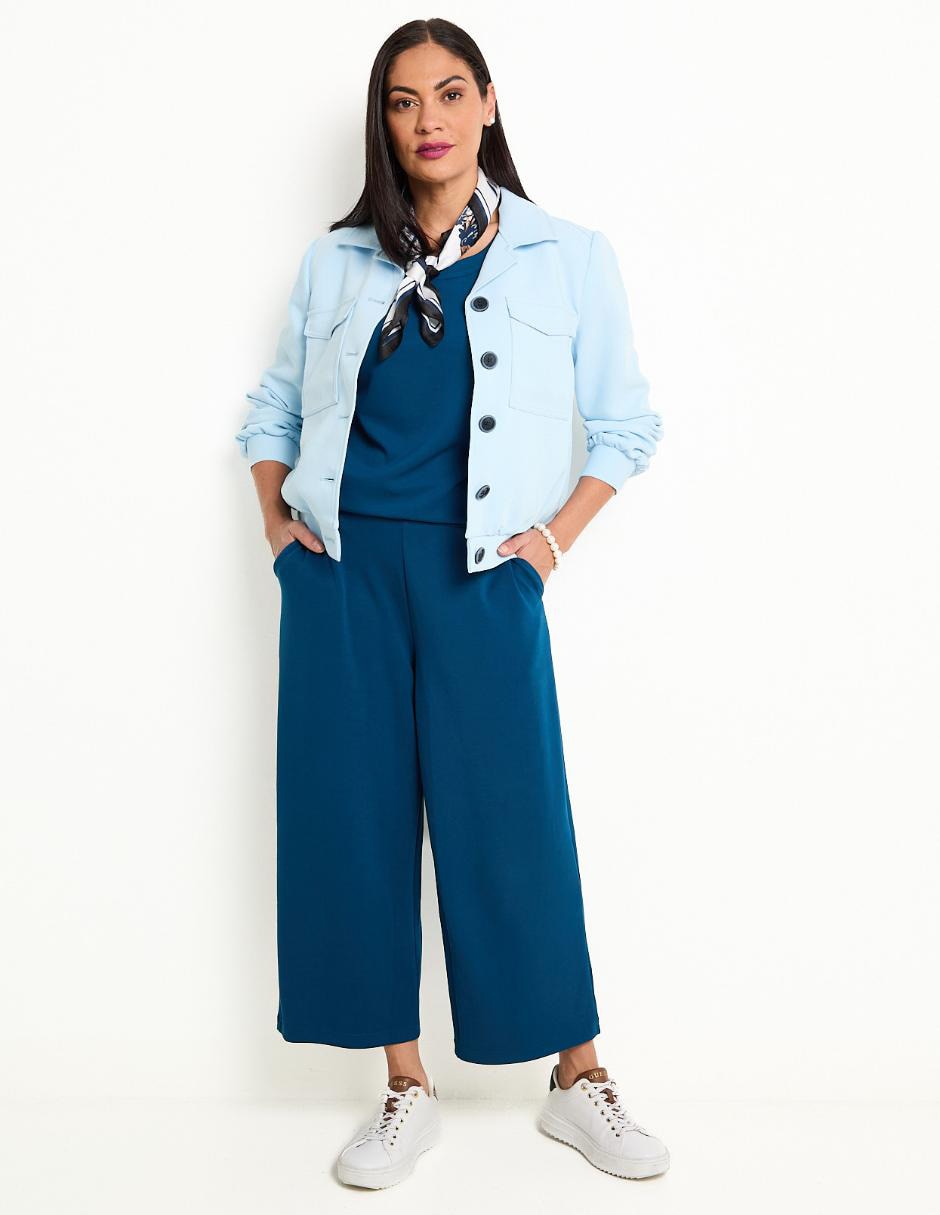 Pants amplio con elástico para mujer 3