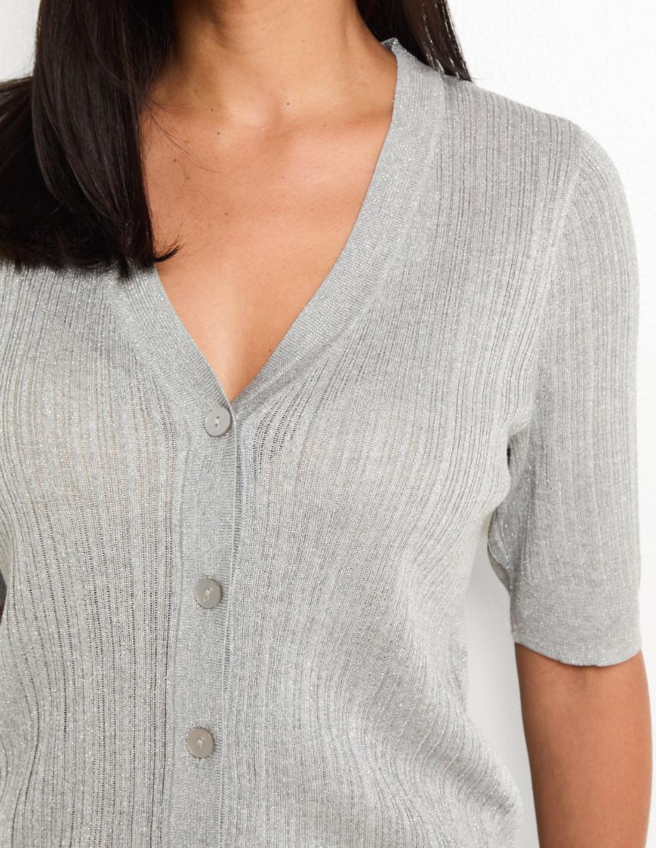 Suéter cuello v para mujer 7