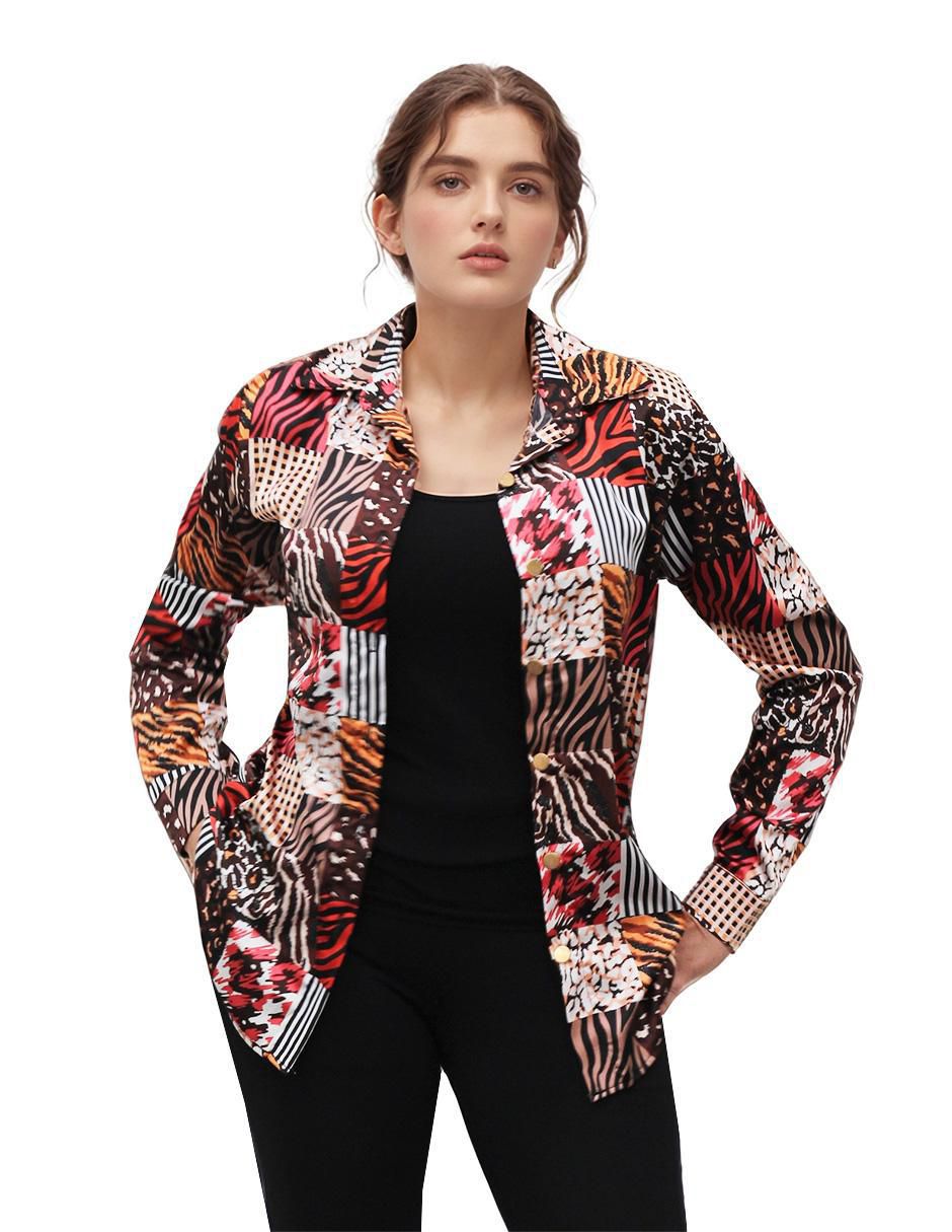 Blusa manga larga para mujer