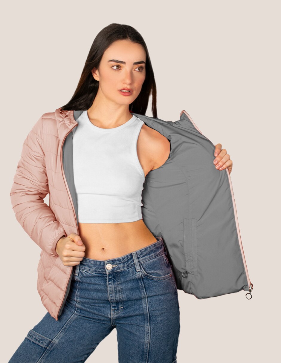 Chamarra acolchada greenlander para mujer