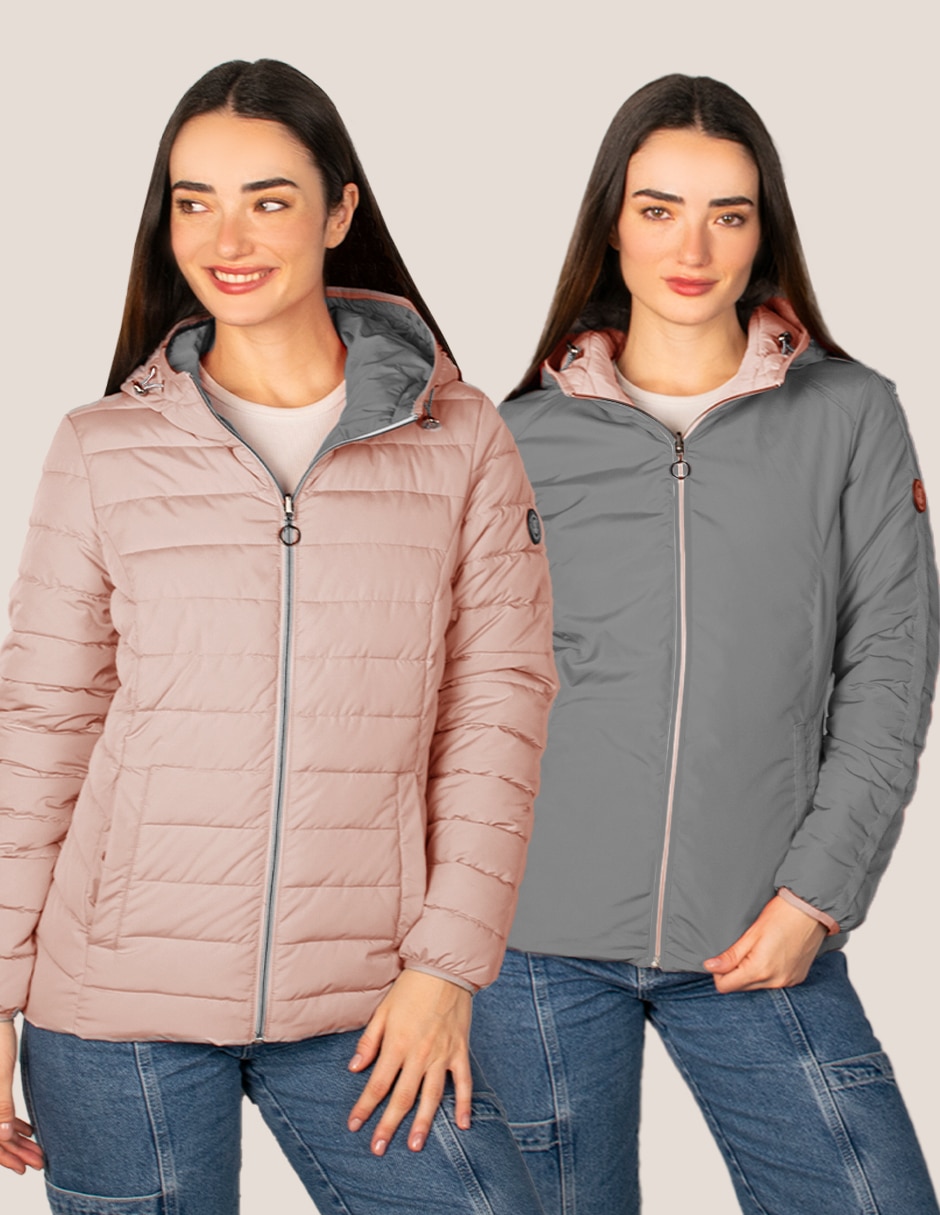 Chamarra acolchada greenlander para mujer