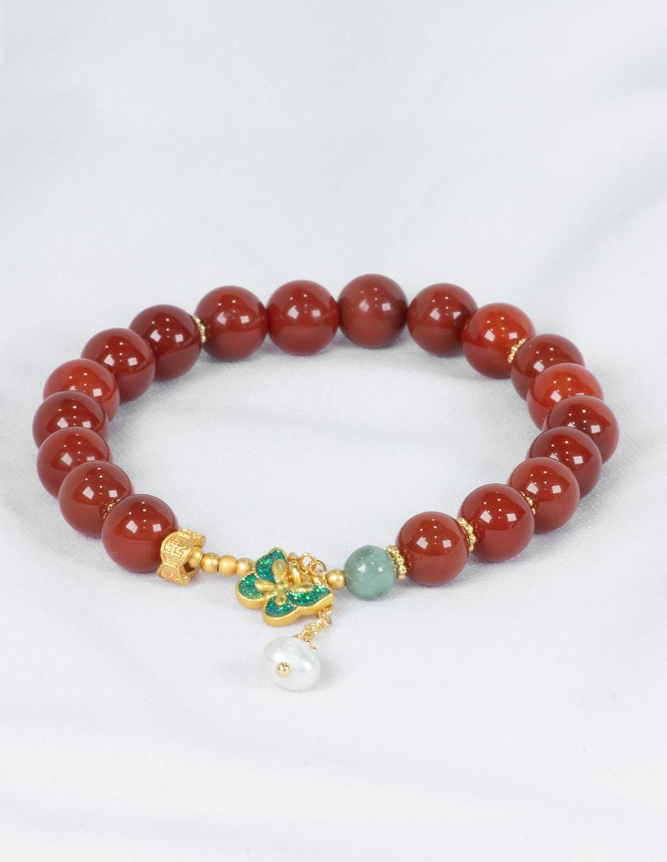 Pulsera con jade Jadeita Vitalidad acabado pulido 2