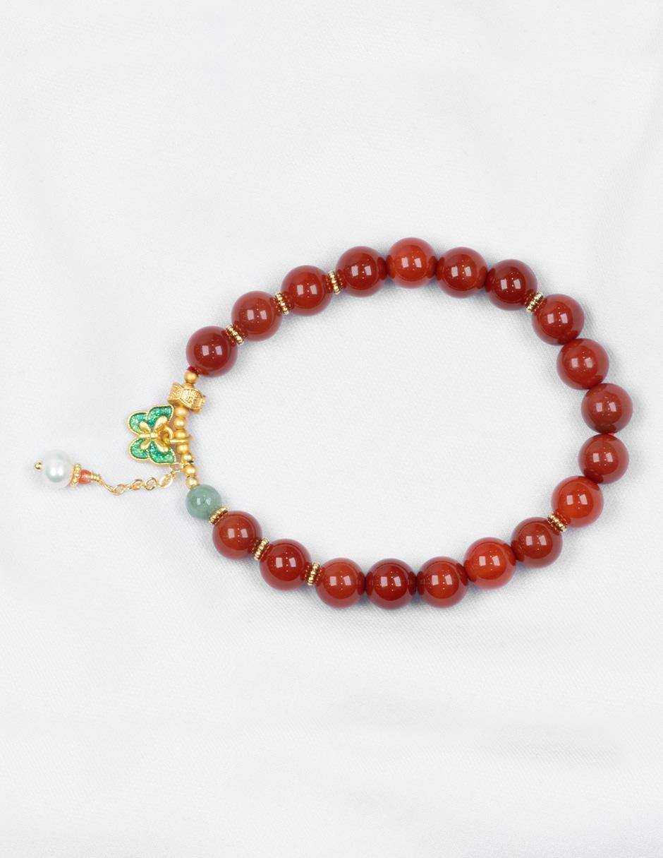 Pulsera con jade Jadeita Vitalidad acabado pulido 3