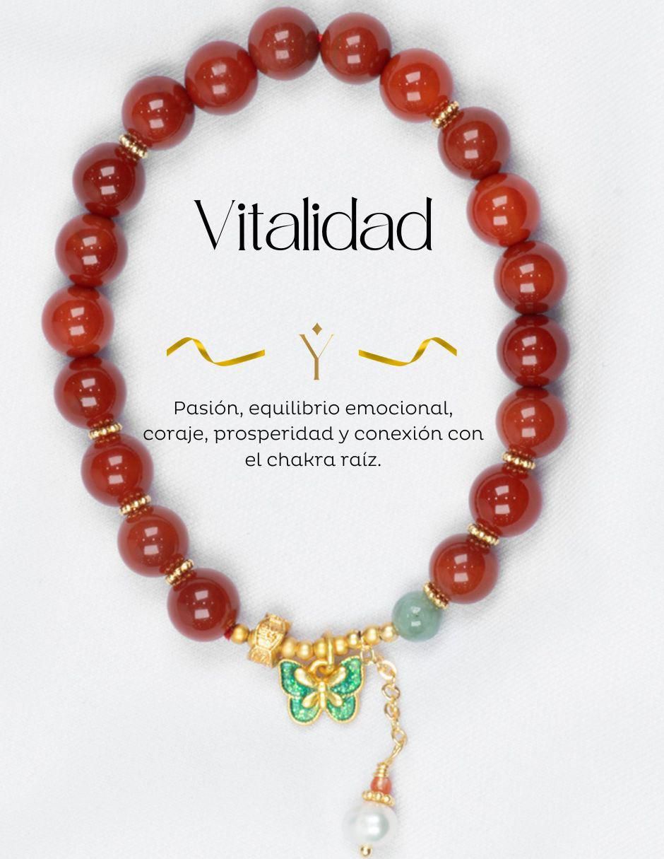 Pulsera con jade Jadeita Vitalidad acabado pulido 7
