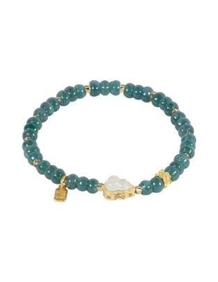 Pulsera con jade Agua Emociones acabado pulido