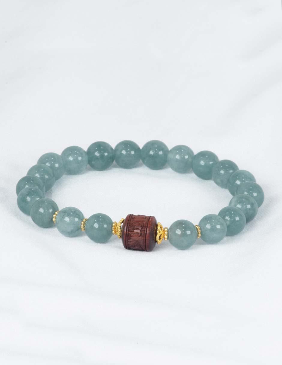 Pulsera con jade Prosperidad acabado pulido 2
