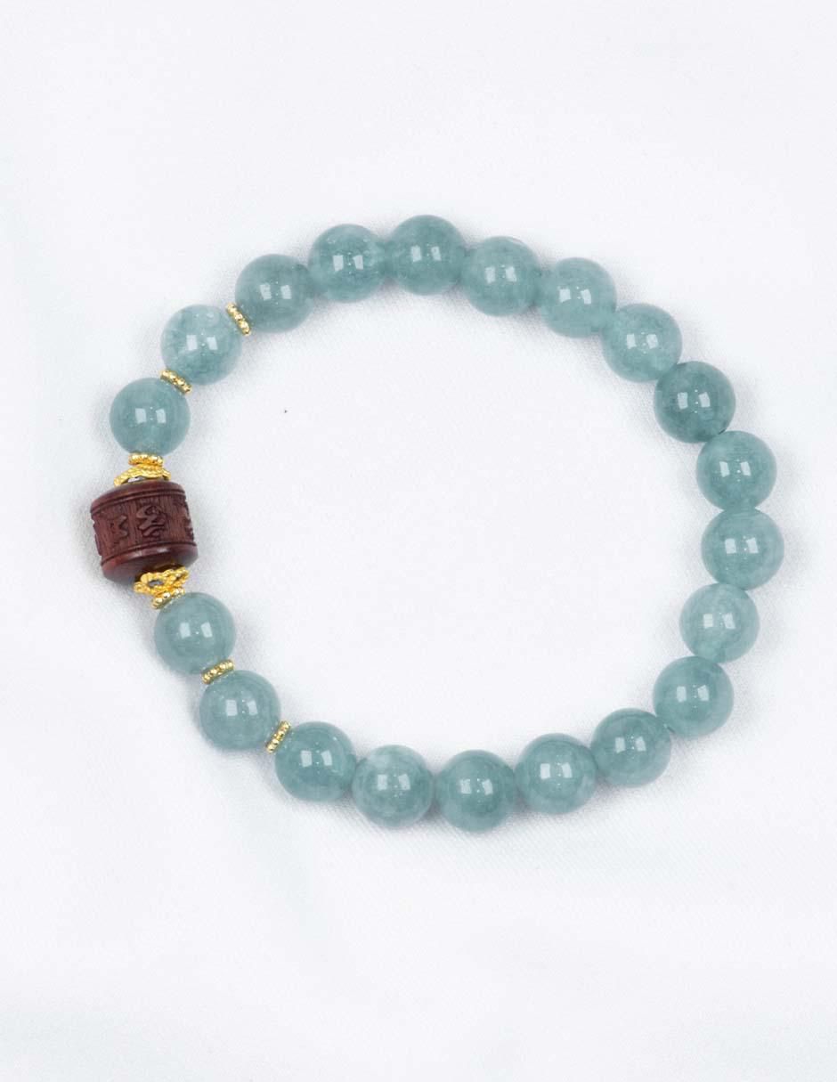 Pulsera con jade Prosperidad acabado pulido 3