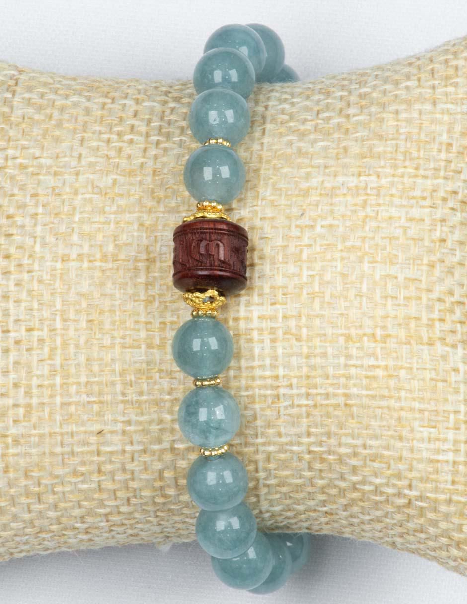 Pulsera con jade Prosperidad acabado pulido 4