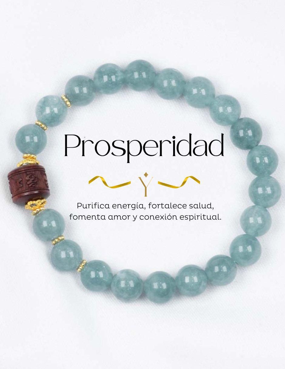 Pulsera con jade Prosperidad acabado pulido 7